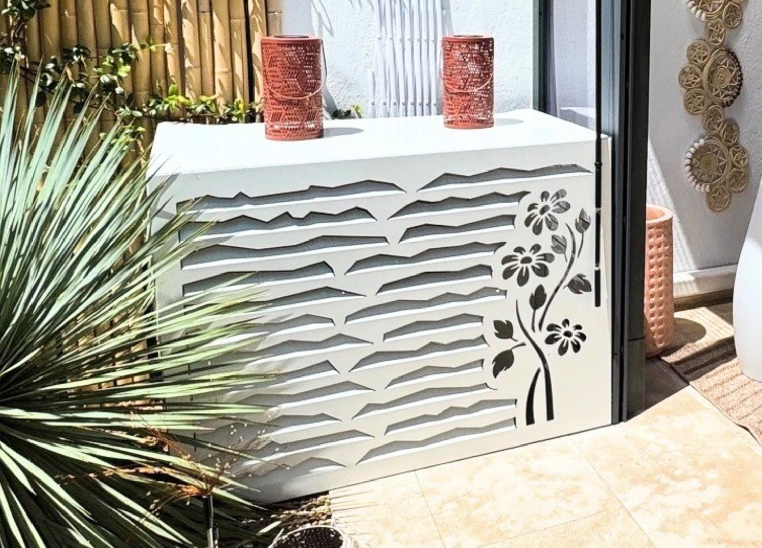 Cache climatiseur esthetique design